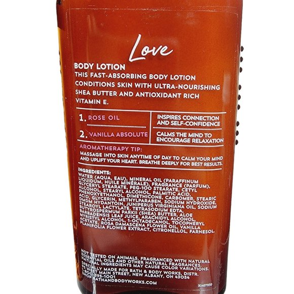 Bath & Body Works Bath & Body Love Rose Vanilla Bath Body Works